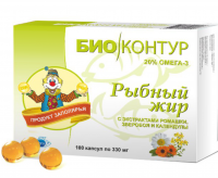 Fish oil with extracts of chamomile, St. John's wort and calendula BN Biocontur